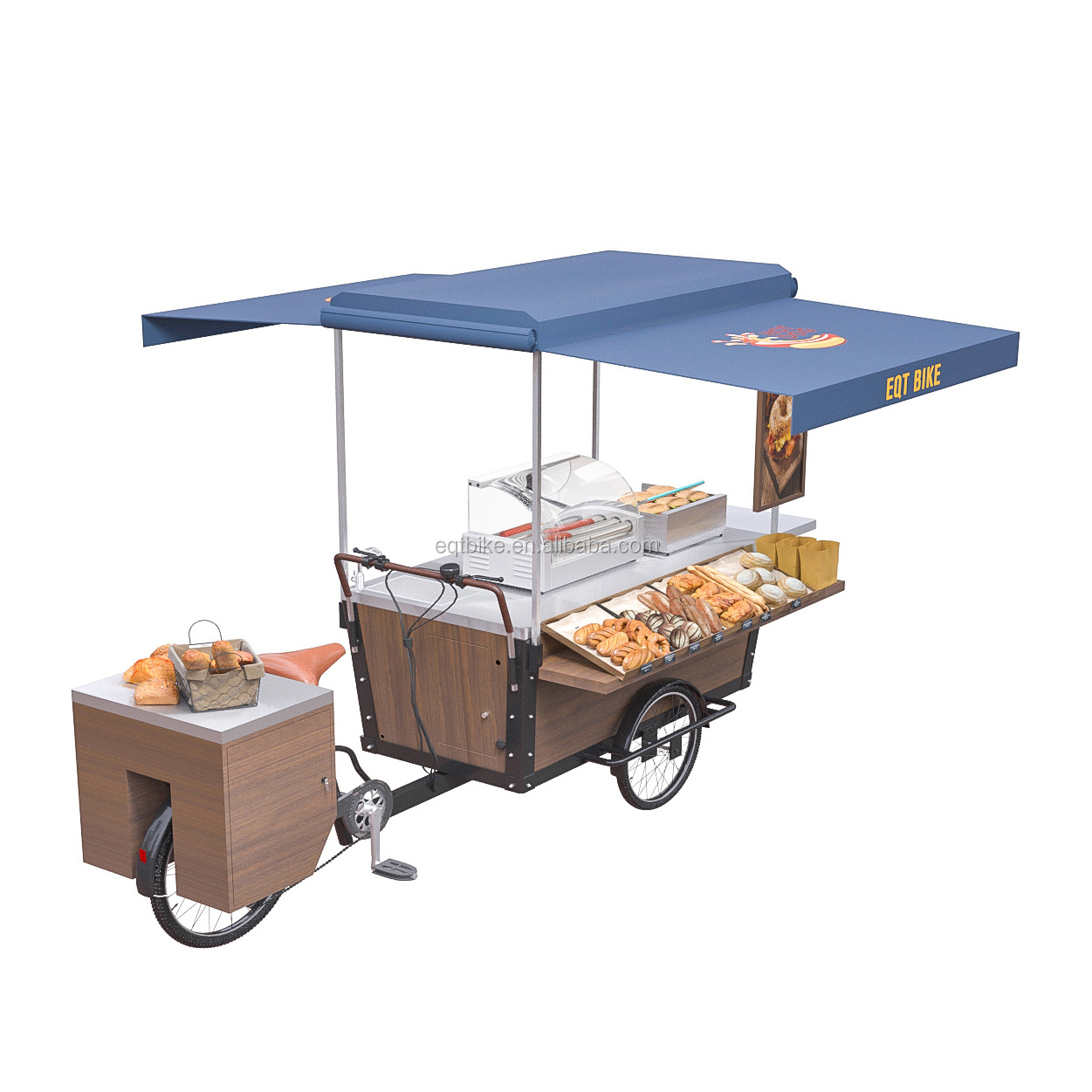 Hot Sale Chinese Outdoor Hot Dog Food Carts Bike