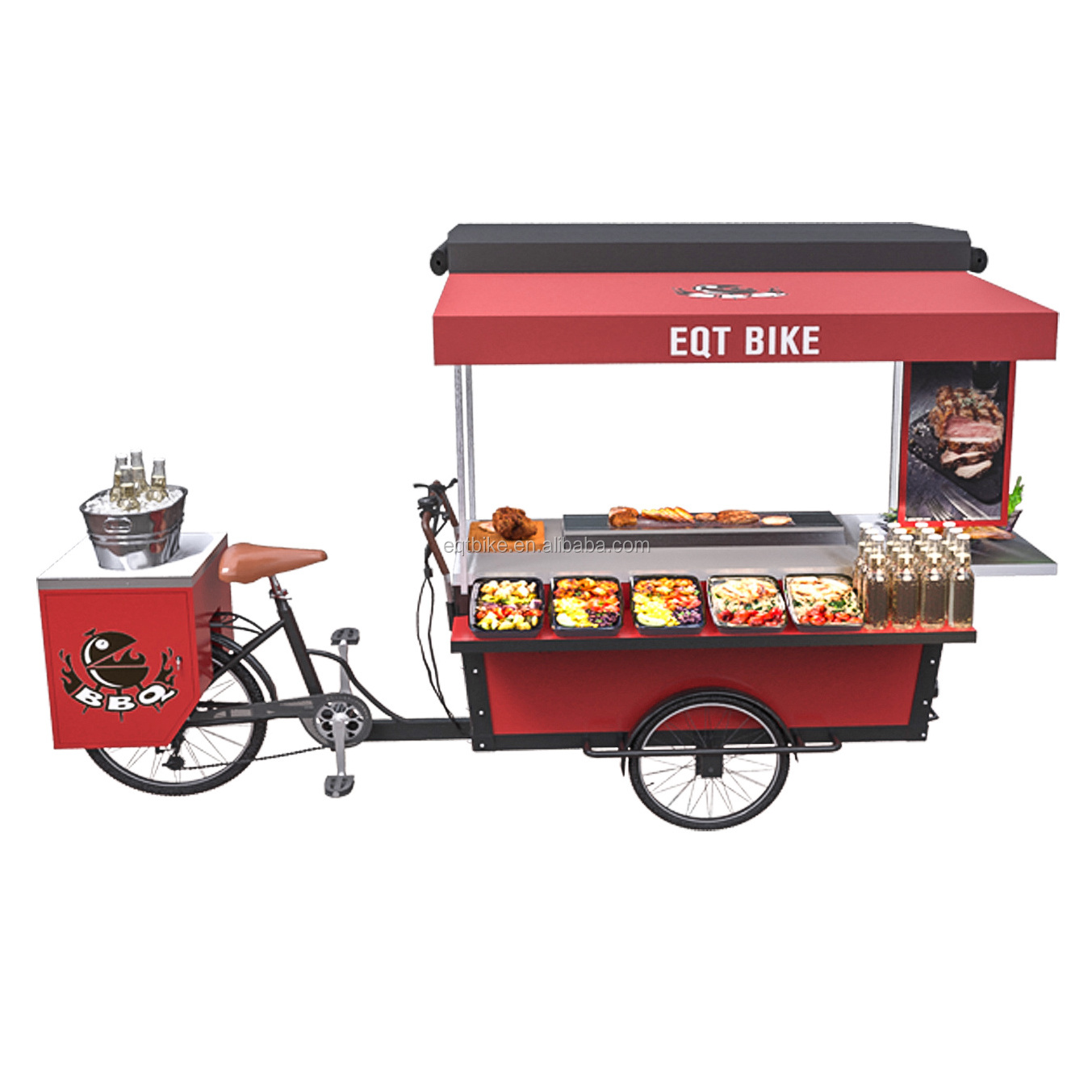 Reverse Trike Hot Dog bike Barbecue Bike Hot Dog Trolley Bike Sales