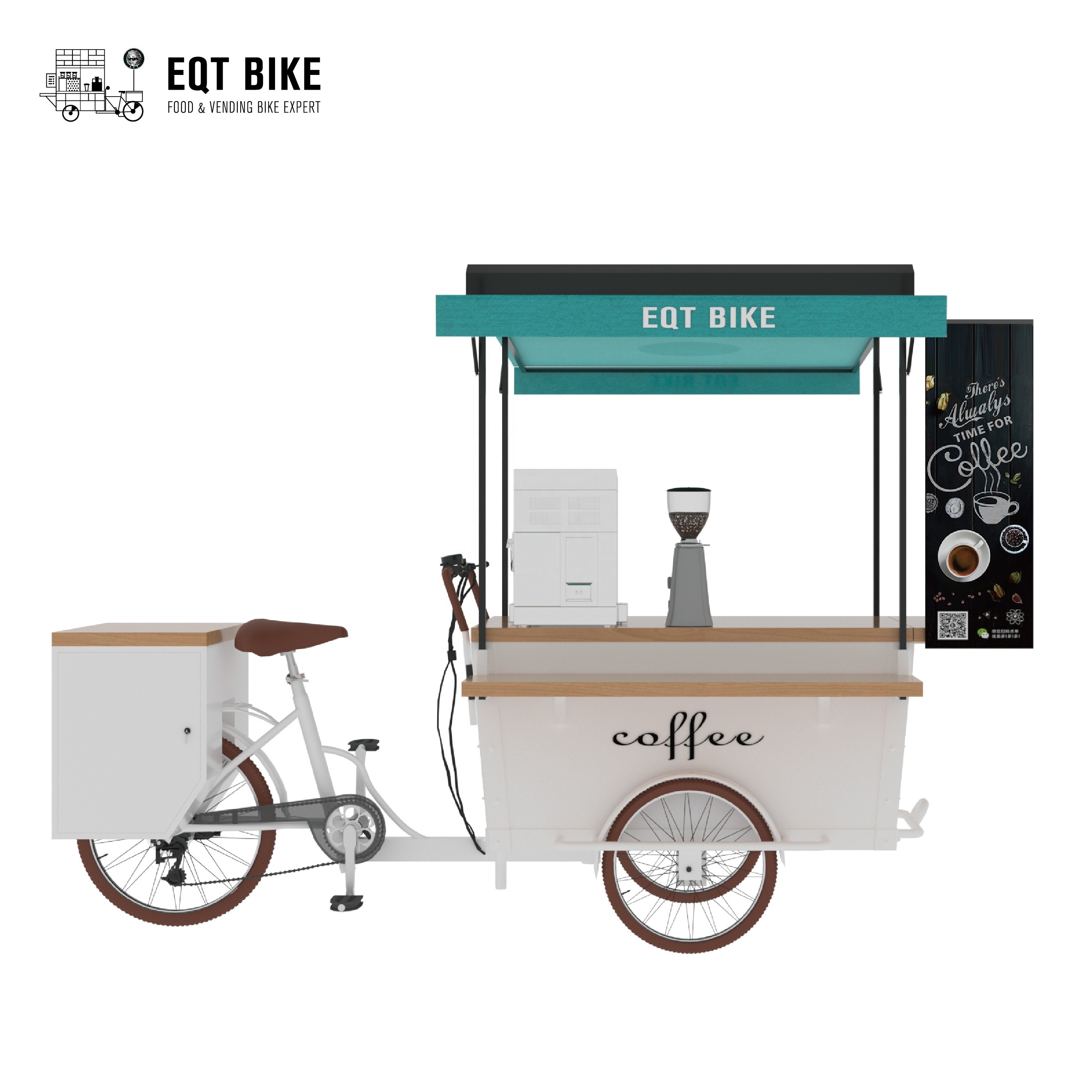 Popular EQT Coffee Bike Mobile Food carts for sale