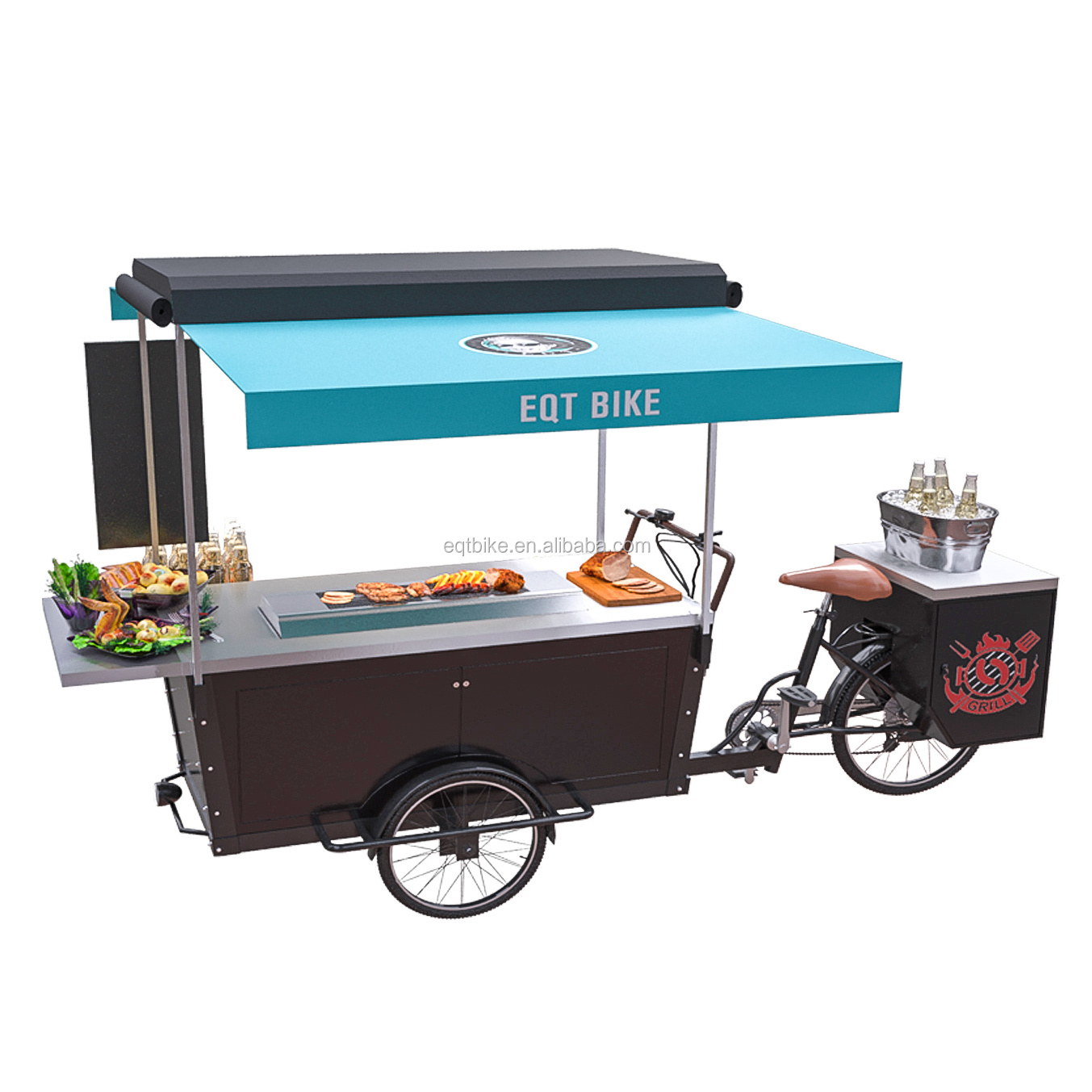 Reverse Trike Hot Dog bike Barbecue Bike Hot Dog Trolley Bike Sales