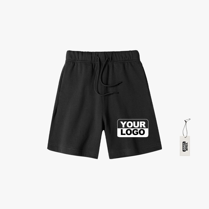 Men's High Shorts high quality ESSENTIALS 5 Inch Inseam reflective french terry cotton shorts men