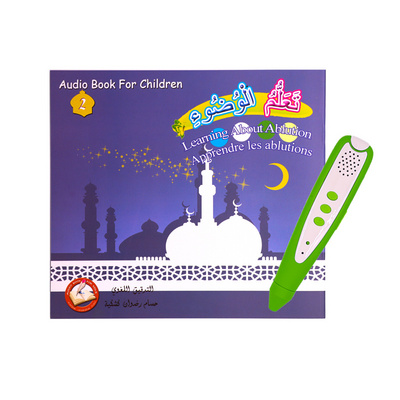 3D Educational Arab Learning English Alphabet Letters Baby Talking Magic Story Board Arabic Sound Books