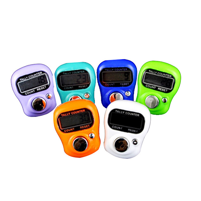 5 Digital Electronic Finger Counter LED LCD Mechanical Manual Lap Tracker Finger Hand Tally Counter