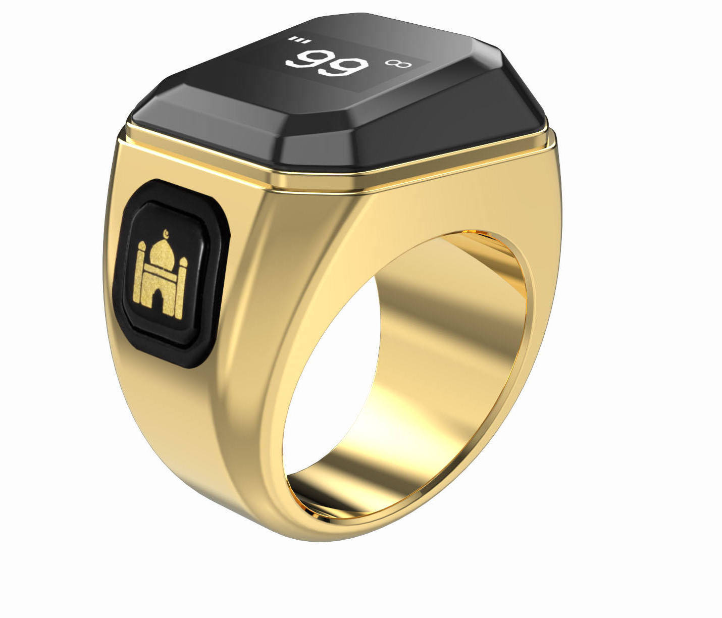 Hot sale  New Electronics Wearable Devices Digital Tasbeeh Muslim Zikr Ring with Mobile APP