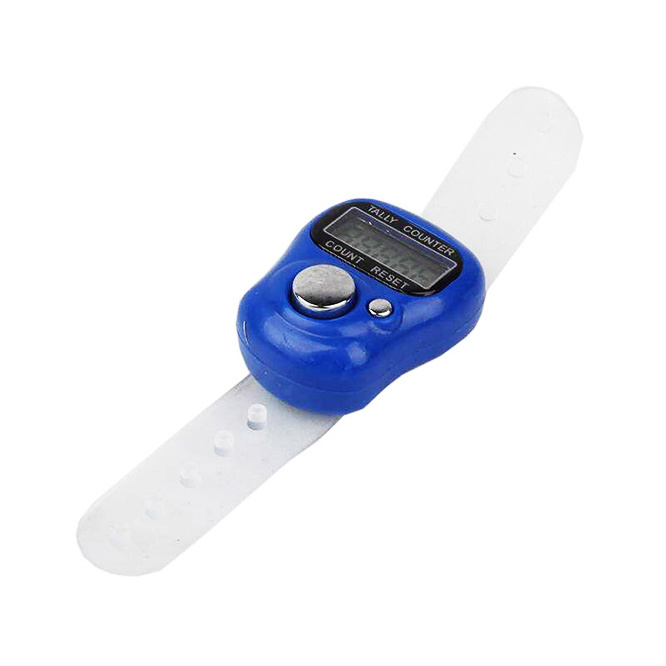 5 Digital Electronic Finger Counter LED LCD Mechanical Manual Lap Tracker Finger Hand Tally Counter