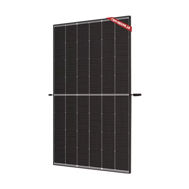 2024 hot sale trina solar panels  double glass waterproof solar panel full black solar panel 430w 435w 440w 445w 450w