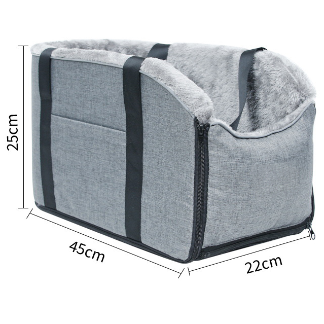 Car pet charter carrying safety seat center   control bed for small cats and dogs  pet carriers travel bag