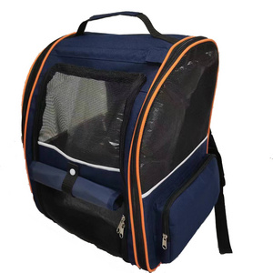 polyester pet foldable cat carrier bag dog cat pet carrier backpack bag pet carriers & travel products cat carrying travel bag