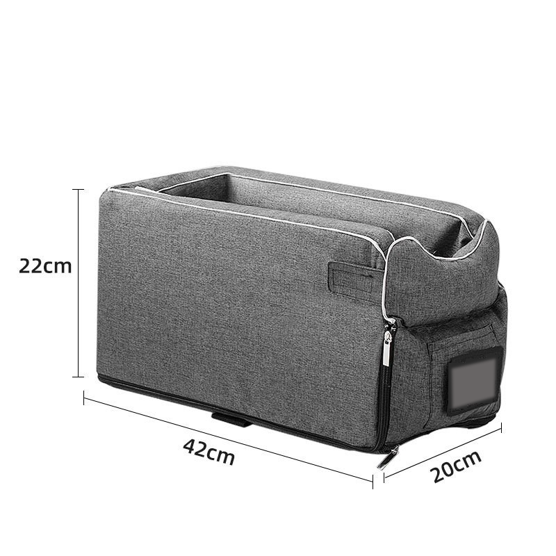 Pet charter car carrying pet safety seat center control bed for small pet carriers travel bag