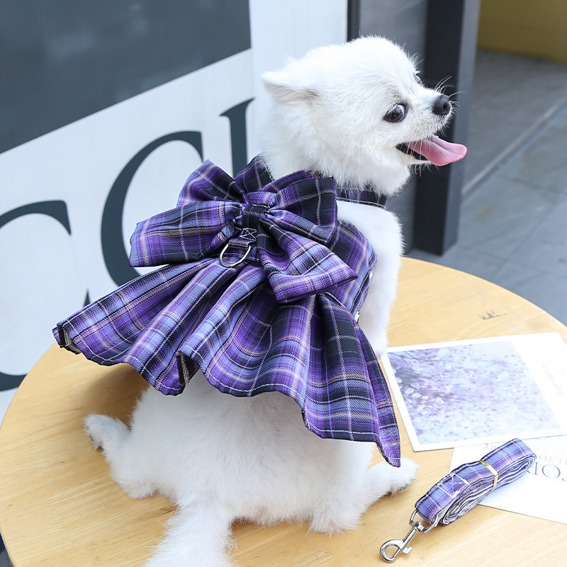 2024  cute dog clothes girl luxury dresses summer dog dress luxury pet clothes dog clothing luxury pet clothes from china