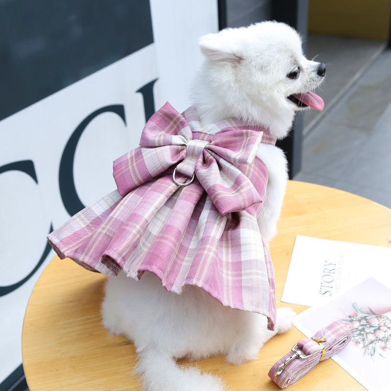 2024  cute dog clothes girl luxury dresses summer dog dress luxury pet clothes dog clothing luxury pet clothes from china