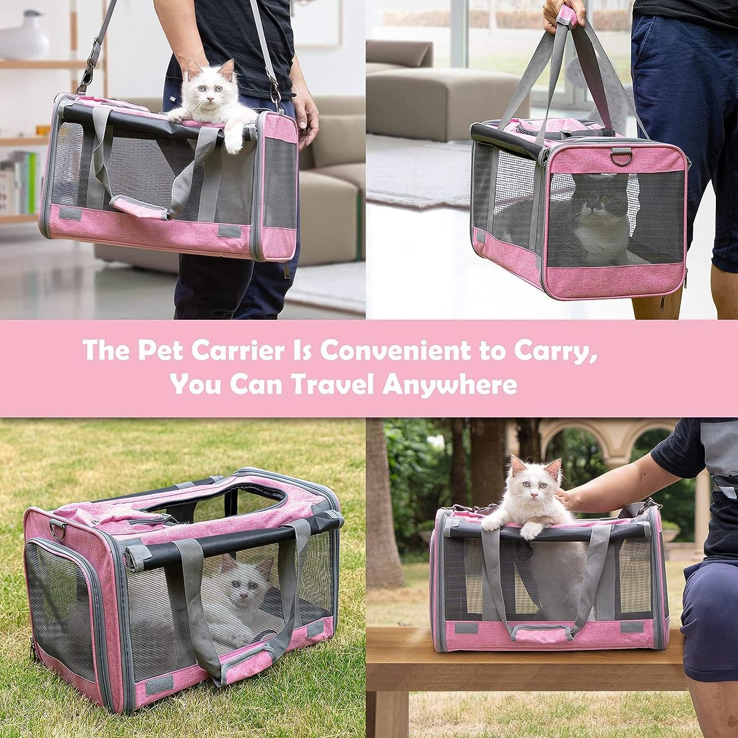 2024 hot selling dog cat pet carrier backpack bag dog carrier bag travel bag for dog pet carriers