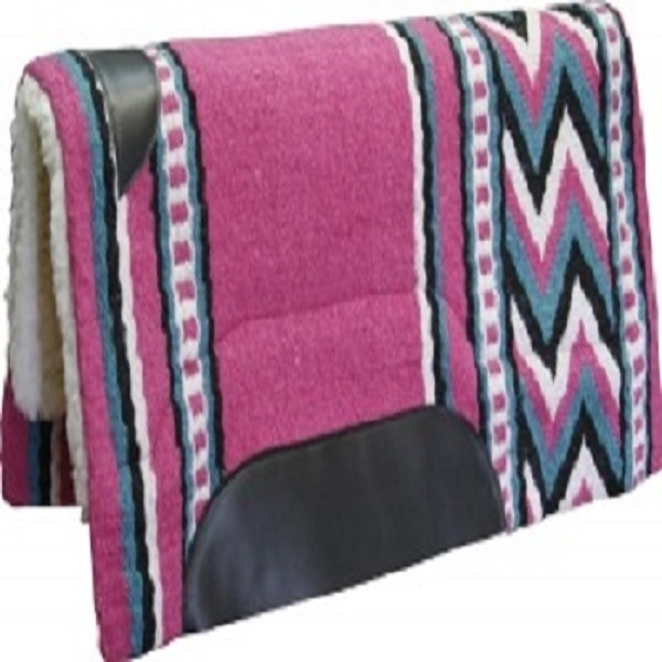 Western Saddle Pad felt Blanket New Zealand Wool styles pattern Top Equestrian Brand Riding House Kanpur India wholesale