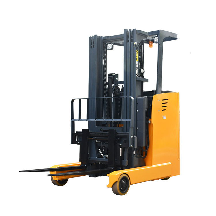 Equipmax 2 ton reach truck forklift with USA Curtis controller and CE certificate