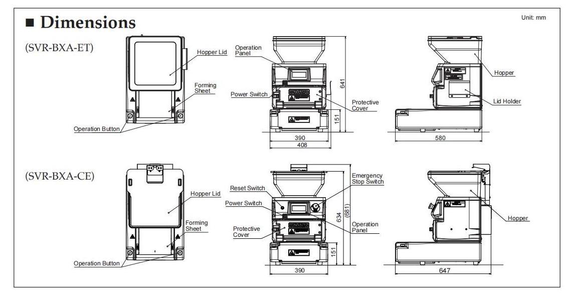 California automatic Suzumo SVR-BXA sushi roll machine sushi robot sushi machine