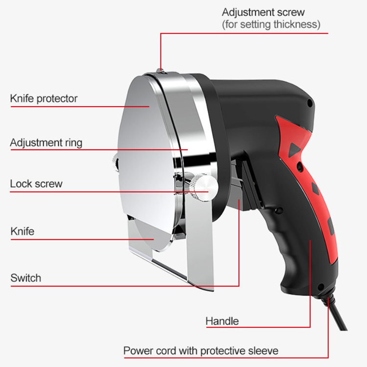 China factory supply electric doner meat kebab knife slicer making machine