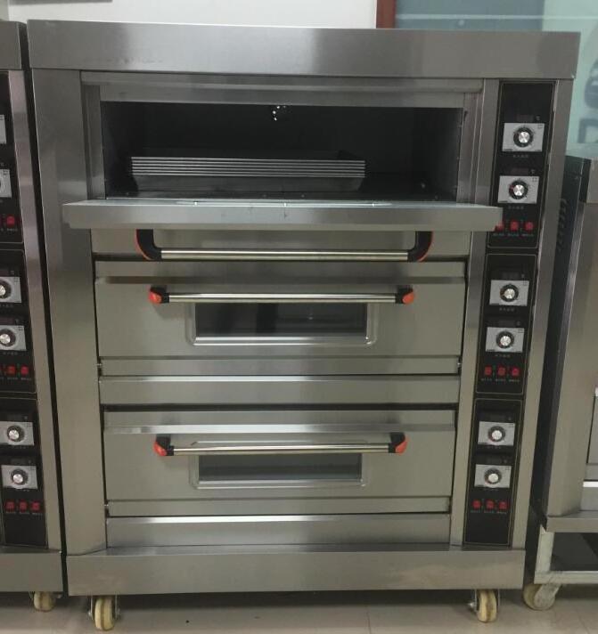 Gas 3 Deck 6 Trays Big Baking Equipment Bakery Oven Cake Oven Price In India