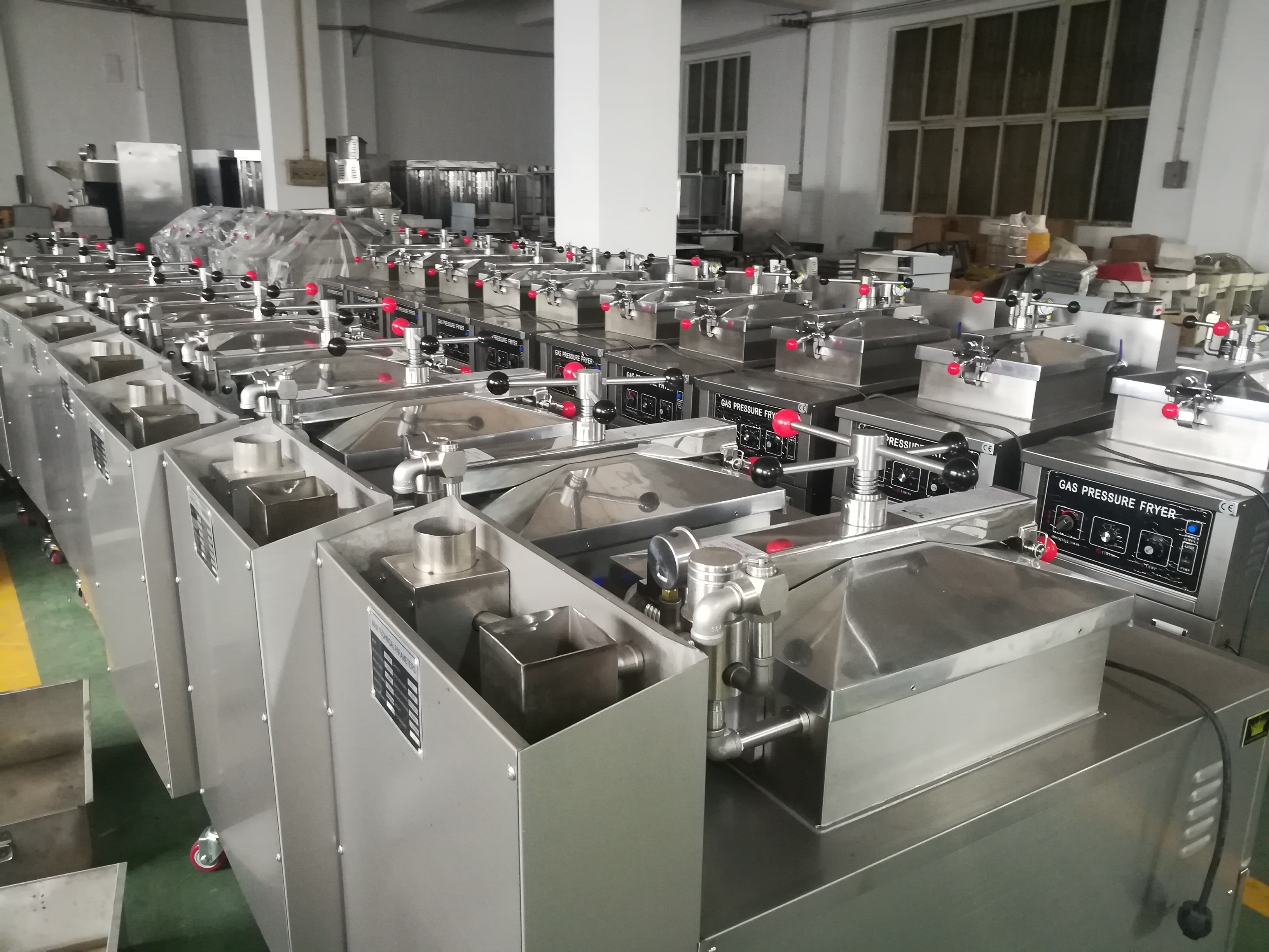 Filter Oil Automatic MDXZ-25 Gas Mechanical Chicken Broaster Pressure Fryer For Chicken With Oil Pump