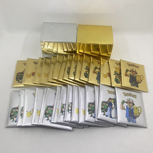 NEW ARRIVAL Gold Foil Poke-mon TCG Cards Silver Foil Trading Card Game Charizard V VMAX GX Different 150 models in one  box