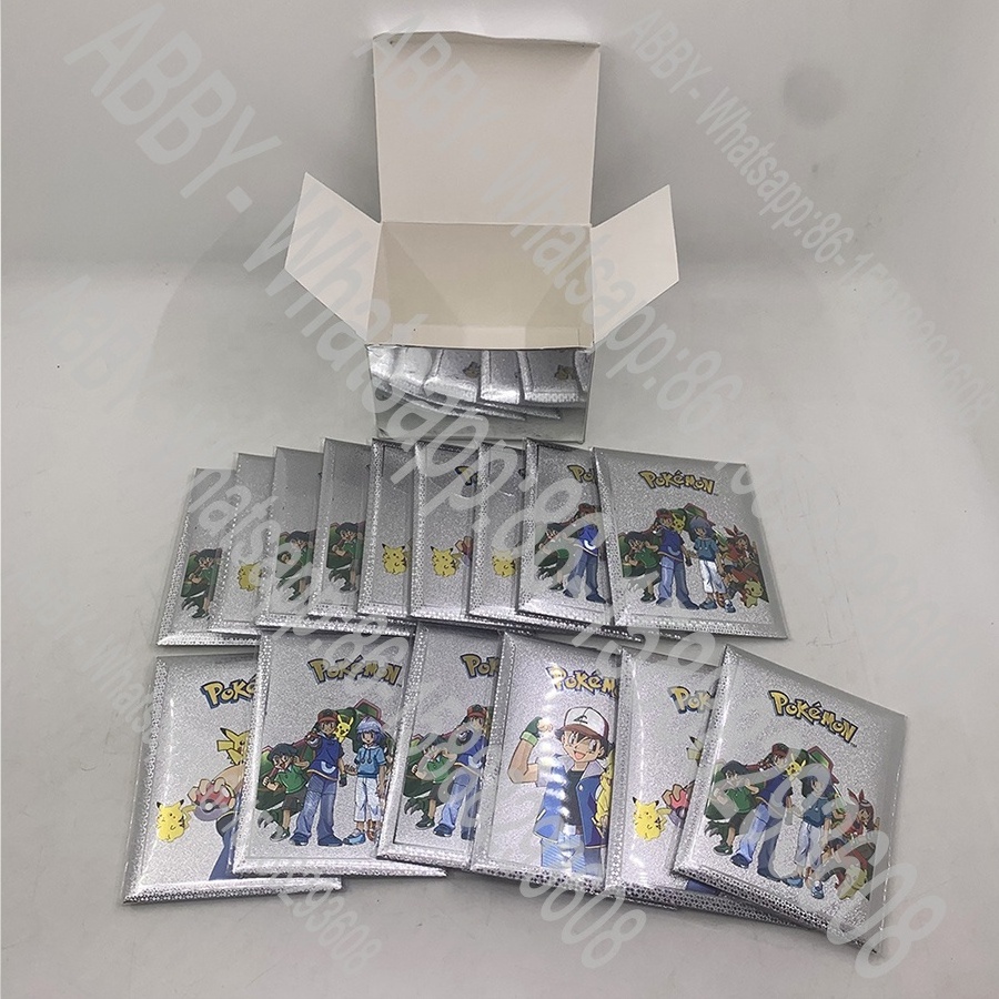 NEW ARRIVAL Gold Foil Poke-mon TCG Cards Silver Foil Trading Card Game Charizard V VMAX GX Different 150 models in one  box