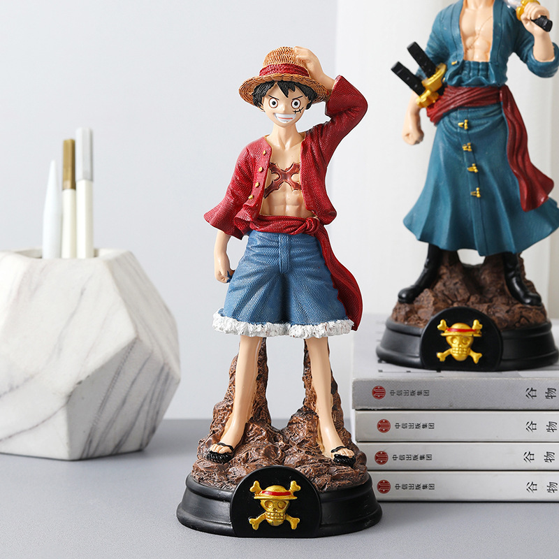 High Quality Resin One Piece Collectible Model Luffy Zoro Manga Figurine Anime Action Figure