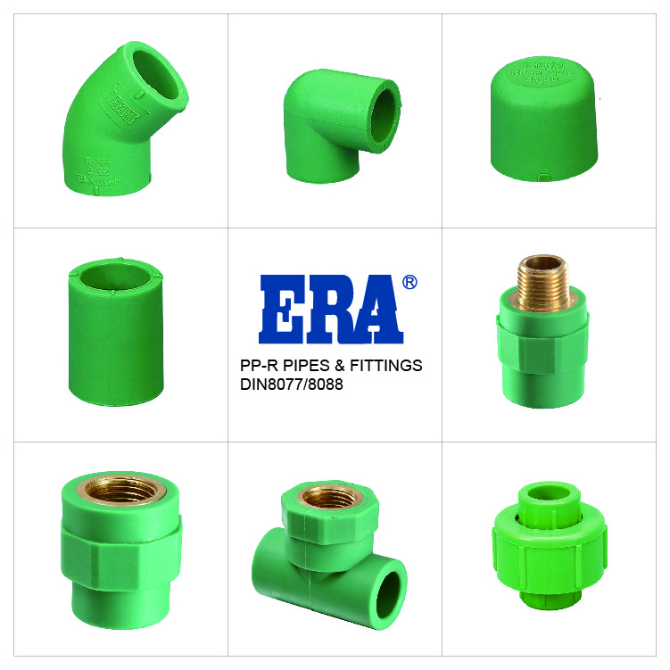 ERA Plastic PPR Pipe Thread fittings Male thread End Caps With DVGW certificate