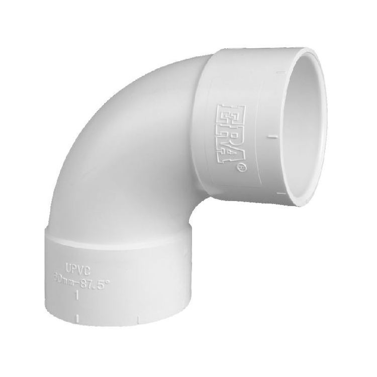 ERA PVC/Plastic Rain Water Gutter Fittings/Joints 90 Degree Elbow 110MM with Kitemark Certificate