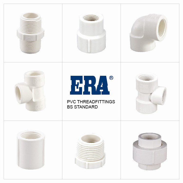 ERA PVC Pressure pipe and fittings PN10 PVC UPVC Thread Pipe Fittings Female Thread End Cap