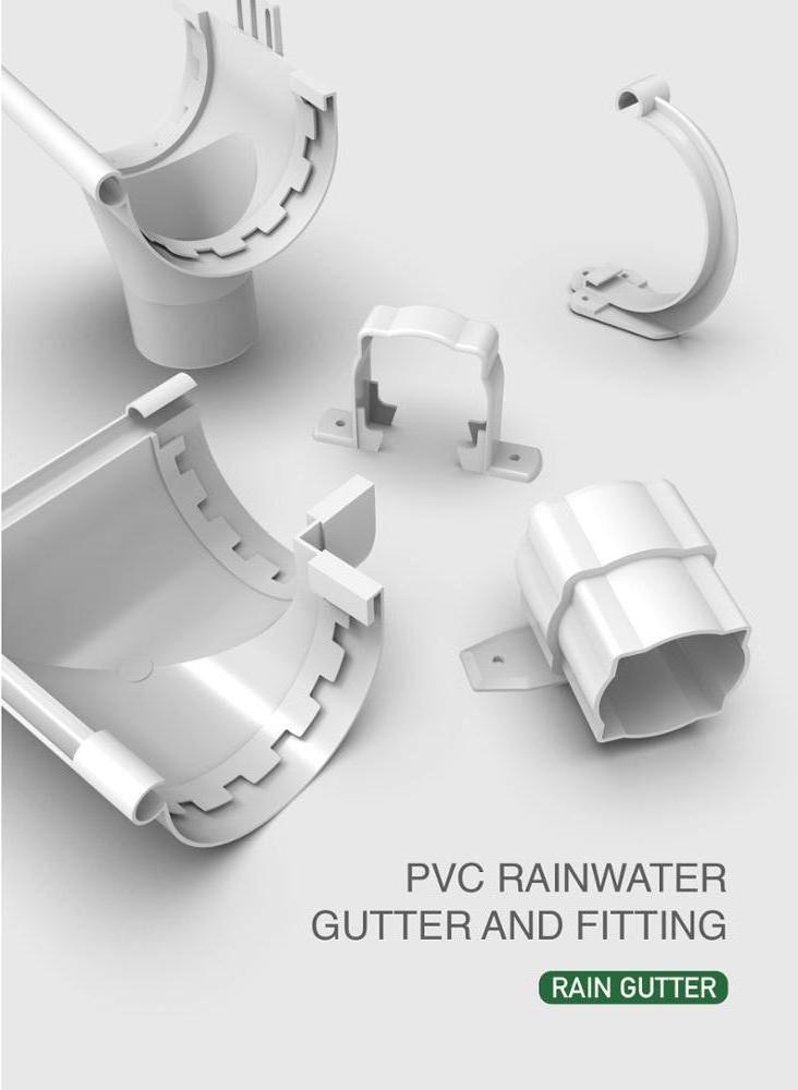 ERA 50 Years Warranty PVC Rainwater Gutter Pipe and Fittings 140mm Coupling with Kitemark certificate