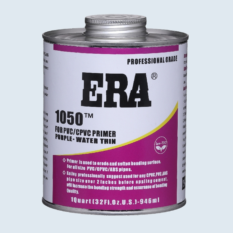 ERA Brand PVC/CPVC/ABS/Plastic Fittings Glue/Cement Primer Low voc Grade Primer 1050 NSF