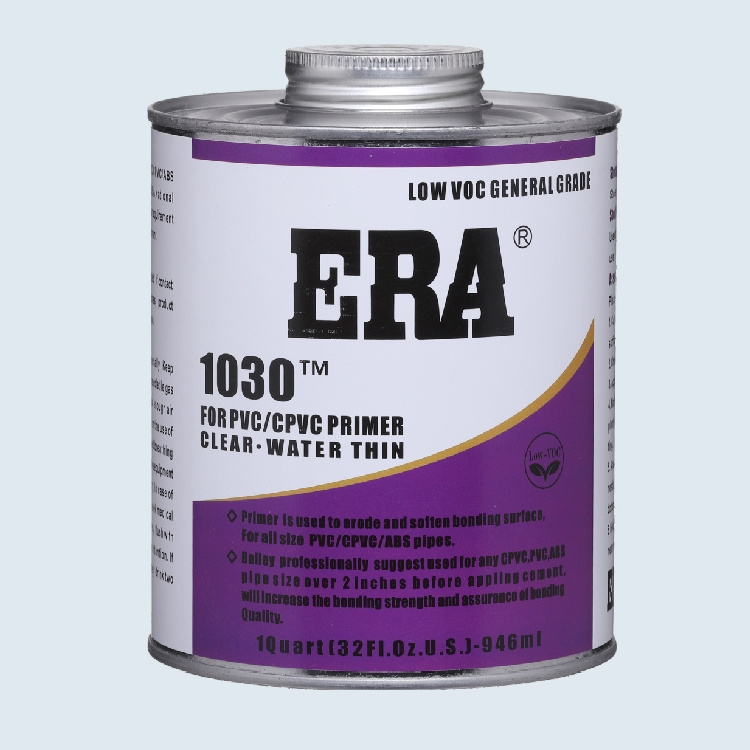 ERA Brand PVC/CPVC/ABS Plastic Fittings Glue/Cement Primer Low voc Grade Primer 1030 NSF