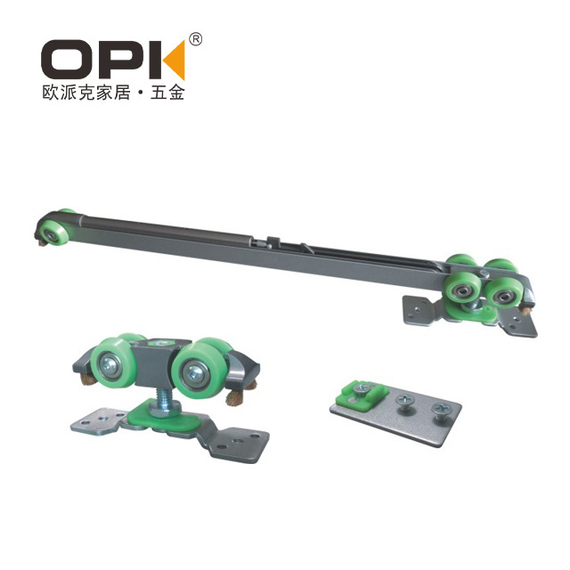 opk furniture roller hanging sliding door hardware for kitchen cabinet sliding doors