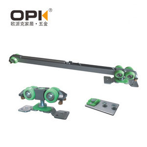 opk furniture roller hanging sliding door hardware for kitchen cabinet sliding doors