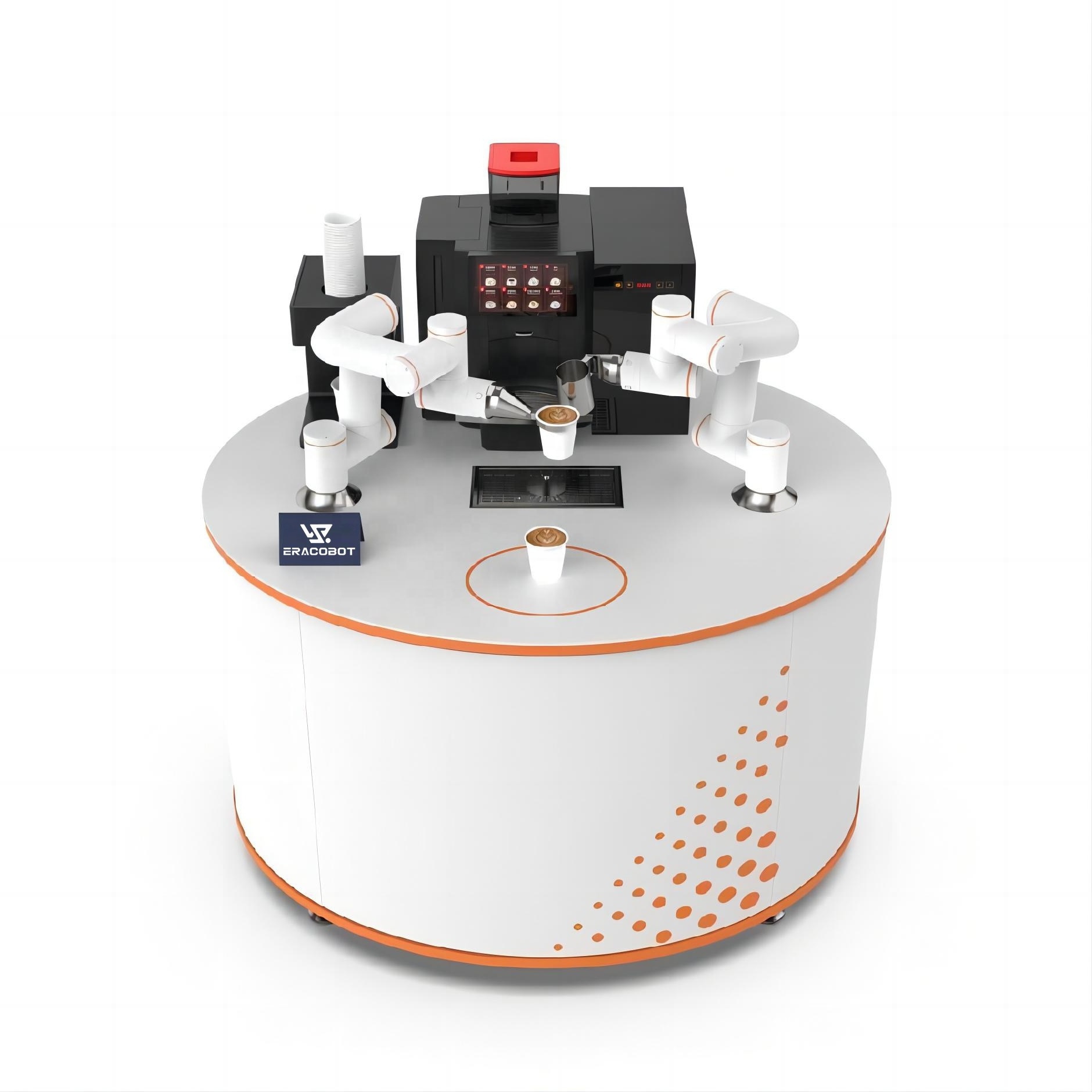 New eracobot 6 Axis sorting robot Collaborative Robots mini cobot manipulator 3kg 622mm coffee tending machine