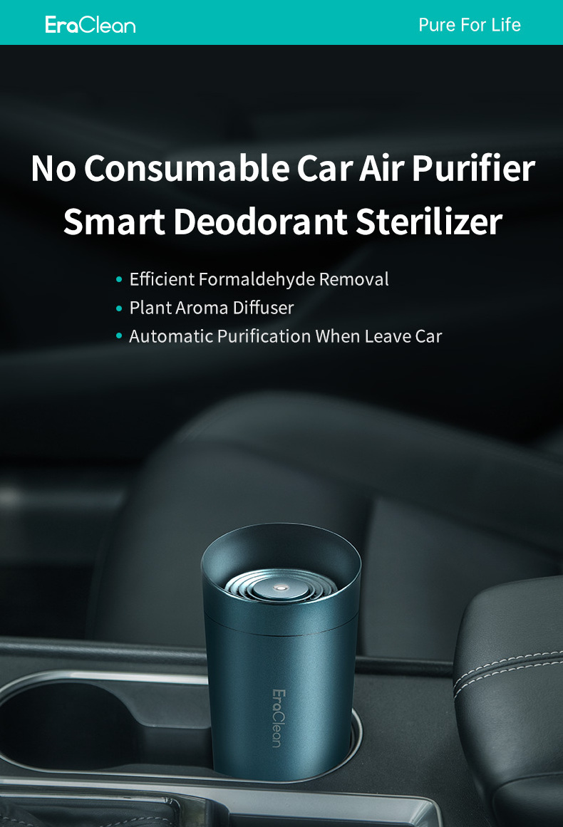 Eliminate Odors Innovative Indoor Ionizer Car Air Freshener Remove Smoke Car Ozone Air Purifier