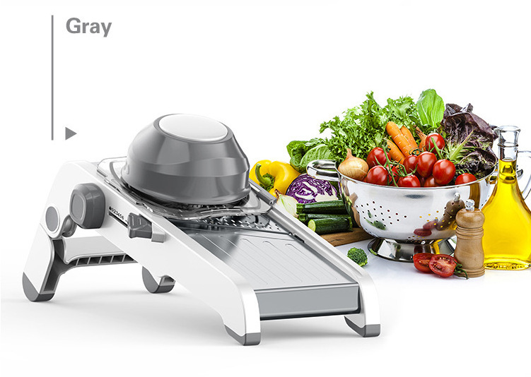 Multi Blade Adjustable Mandoline Cheese Vegetable Choppers,Slicer, Cutter, Shredder with Precise Maximum Adjustability