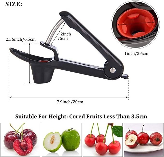 Multi-Function Fruit Corer Cherry Pitter Tool Portable Olive and Cherry Pitter Remover Suitable for Home Kitchen