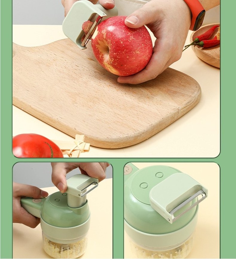 Kitchen Multifunction tabletop electric Grater Kitchen slicer Vegetable Drum Rotary Cheese Grater