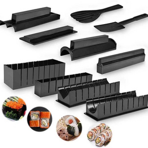 Sushi Making Kit Complete Sushi Set for Beginners 10 Pieces Plastic Sushi Maker Tool