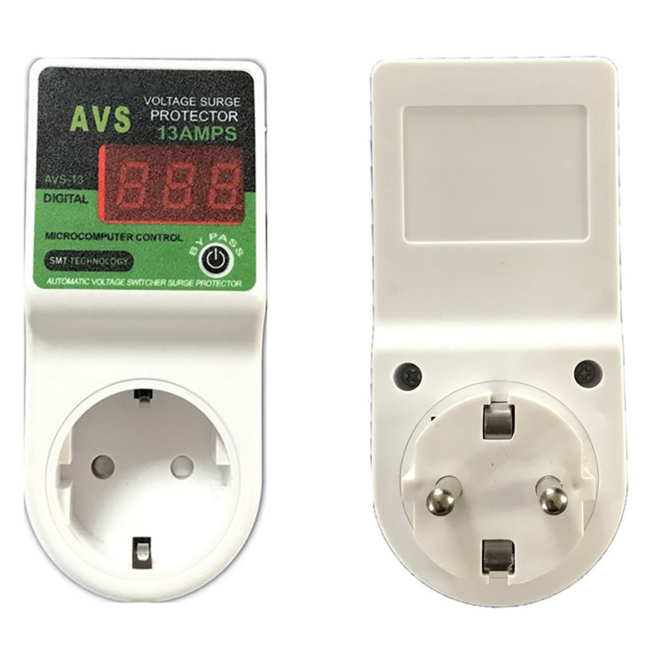 16A 30A AVS-30 TV air conditioner voltage protector socket EU US standard surge protection voltage protector