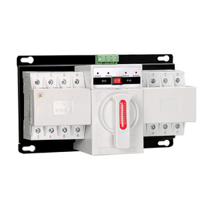 2P 4P 63A 220V Micro Circuit Breaker Dual Power Automatic transfer switch  ATS automatic changeover switch