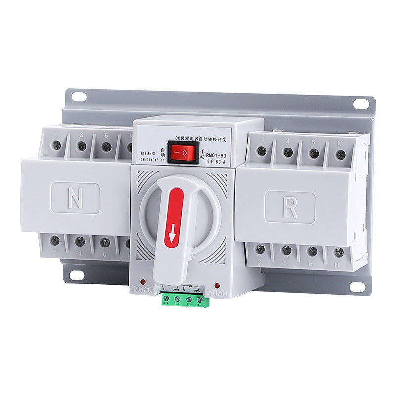 50A 80A 100A 125A 250A 400A 630A ATS 3P 4P automatic changeover switch Automatic Transfer Switch