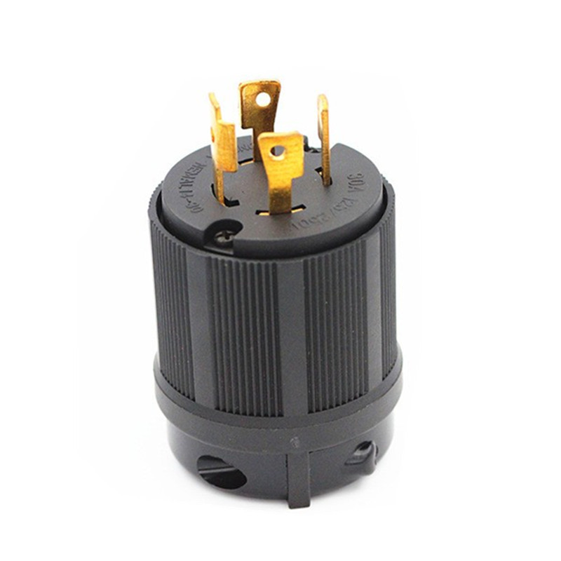 30A NEMA L14-20P 125/250V 3pin 4pin  anti-loose assembly generator machine industrial plug