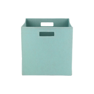 Storage Cubes Non-Woven Fabric Bins with Double Handles, Foldable Closet Organizers for Shelves