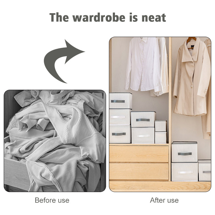 PP Board Mesh Closet Drawer Organizers wardrobe clothes organizer storage for folded Jeans Pants T-shirt Legging Dress