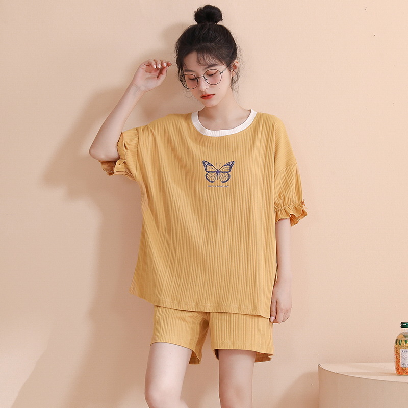 Nightgowns Baju Tidur Import China Daster Wanita Piyama Murah Pijama De Dama Pyjama Cartoon Cotton Pajama One piece Sleepwear