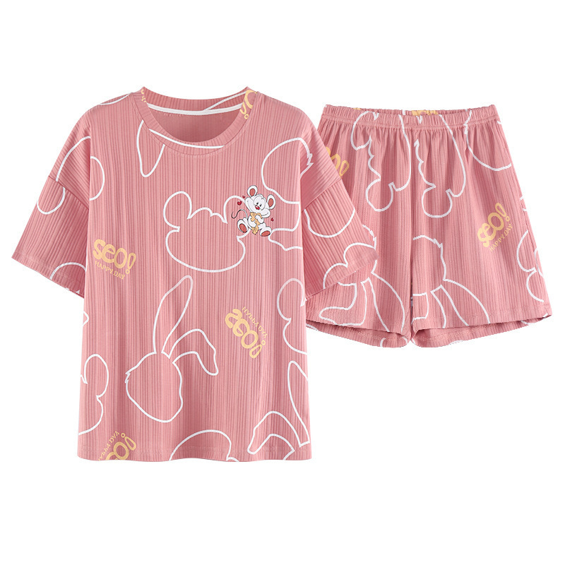 Nightgowns Baju Tidur Import China Daster Wanita Piyama Murah Pijama De Dama Pyjama Cartoon Cotton Pajama One piece Sleepwear