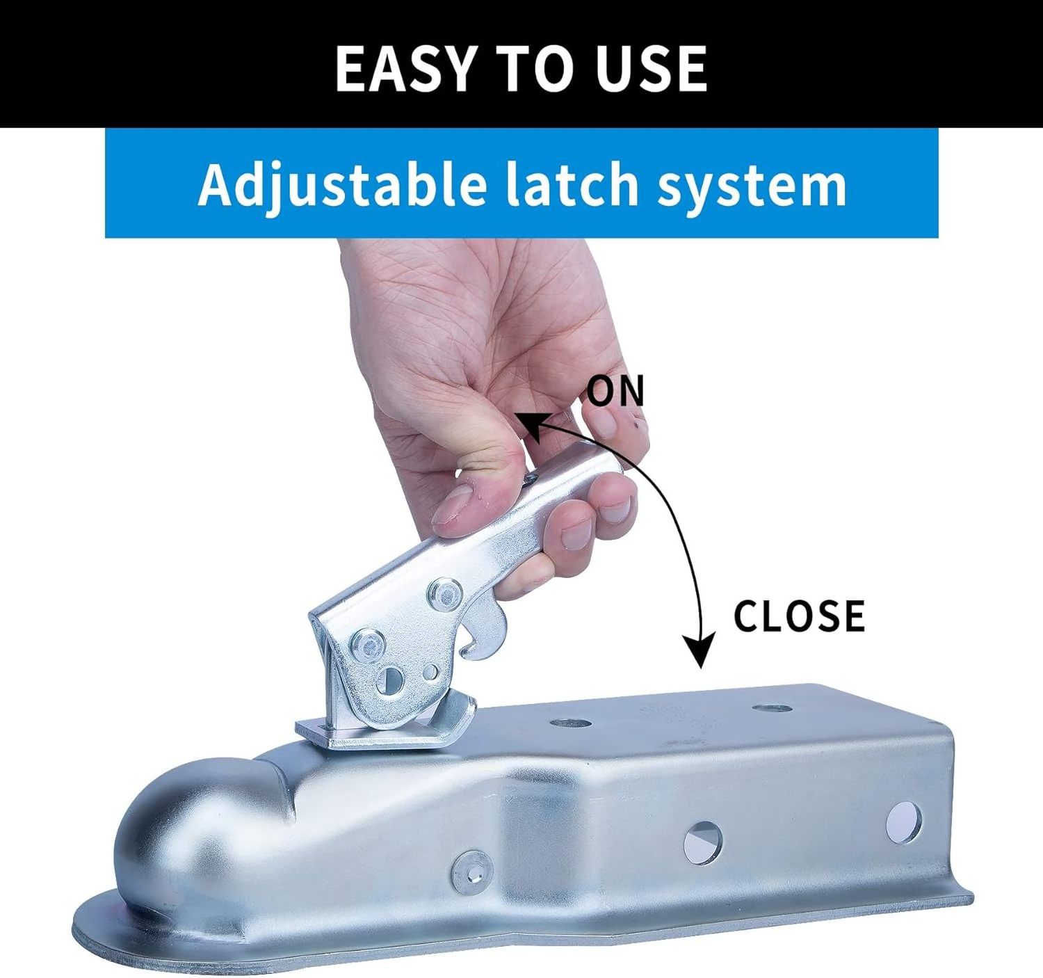 Straight Trailer Coupler for 3