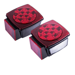 SAE DOT waterproof Submersible under 80" combination trailer tail lights