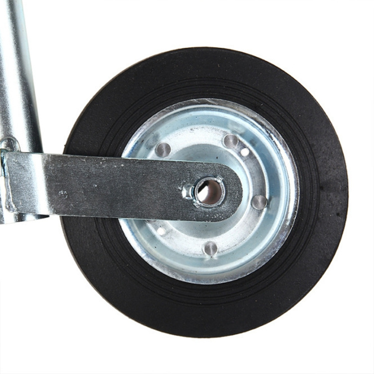 boat trailer part semi trailer parts 34mm Jockey Wheel with solid wheel160*40mm